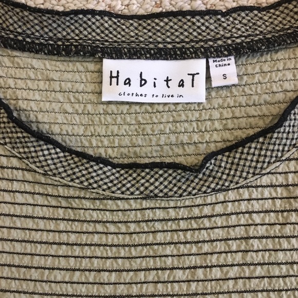 Habitat tunic top with asymmetrical lines and hem - Picture 7 of 7